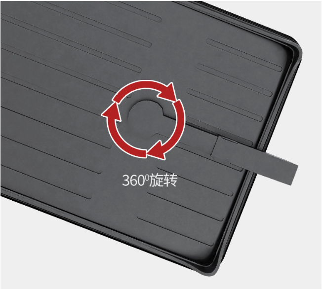 Escurridor de platos con desagüe 360° CORE BLACK®