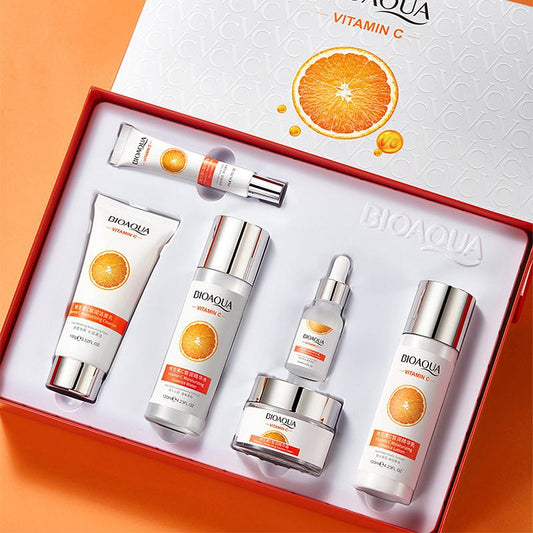 ¡Nuevo Kit Facial Línea Vitamina C Bioaqua ® 2024 CAJA DE LUJO ORIGINAL + OBSEQUIO