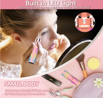 Depilador corporal Multifunción USB 2 en 1 con luz led EPILATOR PRO®