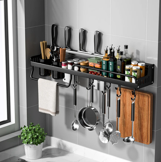 Organizador de Cocina Repisa Colgante 5 en 1 WEST BLACK®